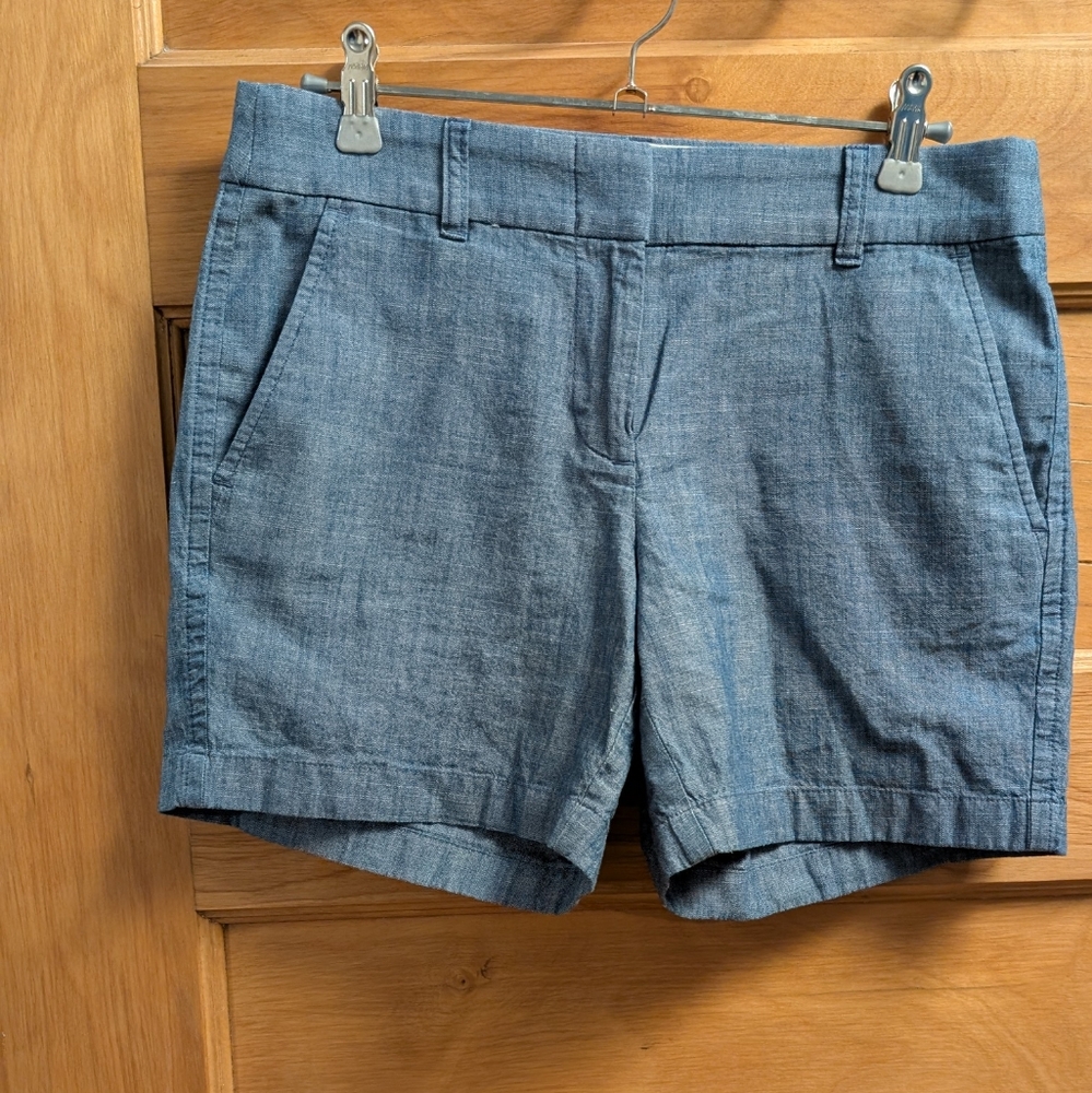 J. Crew Light Blue Chambray Shorts